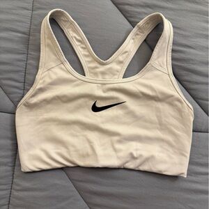 White Nike Sports bra
